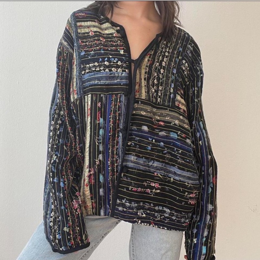 Vintage Chinese inspired quilted jacket